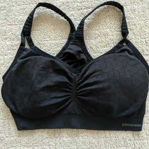 Patagonia Black Padded Sports Bra. Size M, (S/XS)